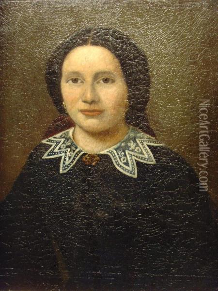 Frauenportrat Oil Painting - Wilhelm Kuhling