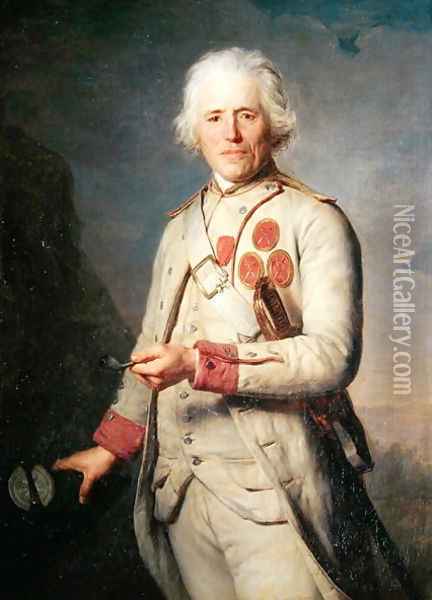 Jean Theurel 1699-1807 Oil Painting - Antoine Vestier