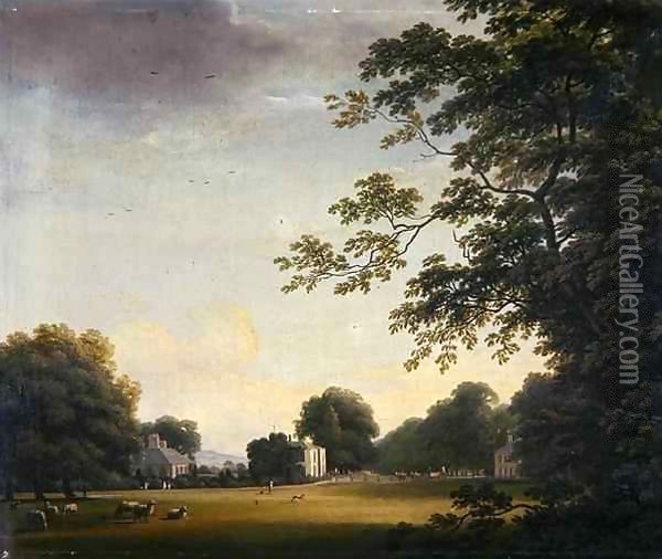 View in Mount Merrion Park 2 Oil Painting - William Ashford