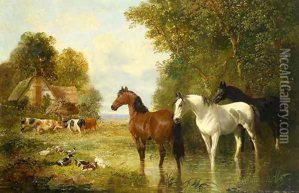 Farmyard Scene 4 Oil Painting - John Frederick Herring Snr