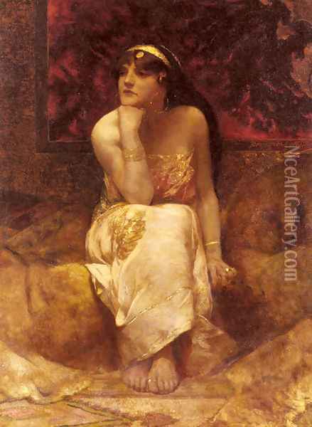 Queen Herodiade Oil Painting - Benjamin Jean Joseph Constant