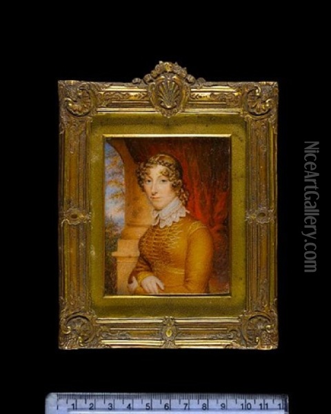 Mrs George Hayter Oil Painting - Charles Hayter