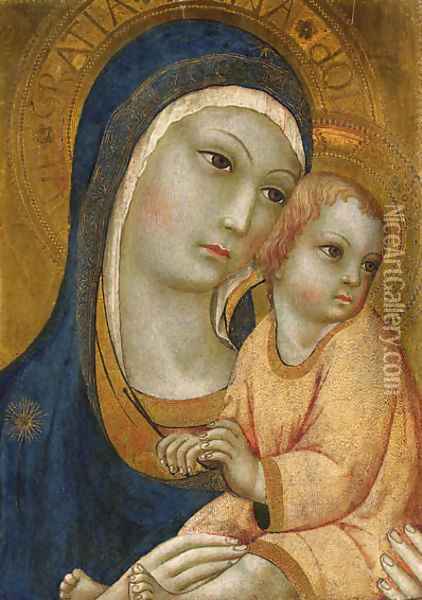 The Madonna and Child Oil Painting - Sano Di Pietro