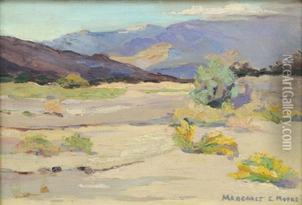 California Landscape Oil Painting - Margaret Eugenia Moore-Lauden