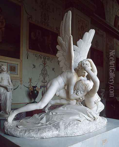 Cupid and Psyche II Oil Painting - Antonio Canova