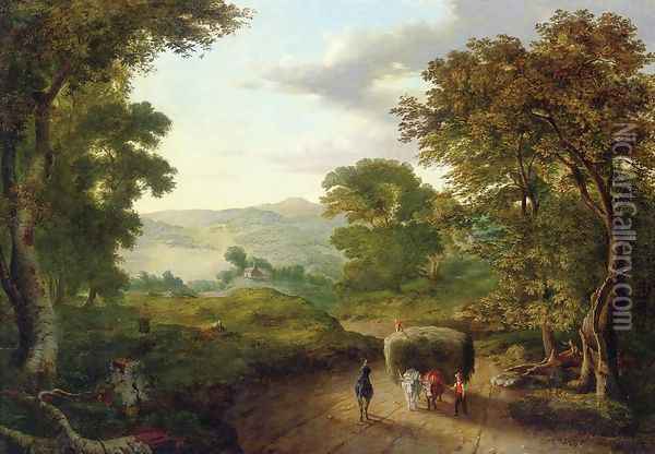 Berkshire Hills Oil Painting - George Inness