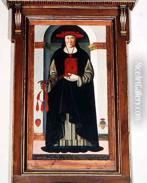 Cardinal Niccolo of Prato, papal legate, 1509 Oil Painting - di Piero Tommaso