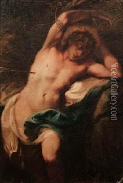 San Sebastiano Oil Painting - Antonio Molinari