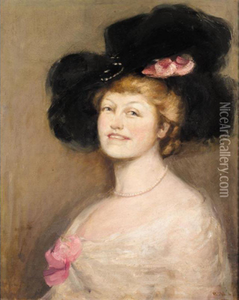 Portrait Of Maria Steuart Oil Painting - Bessie MacNicol