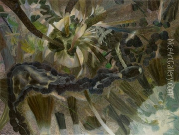 Botan Creek, Rainforest Oil Painting - William Robinson
