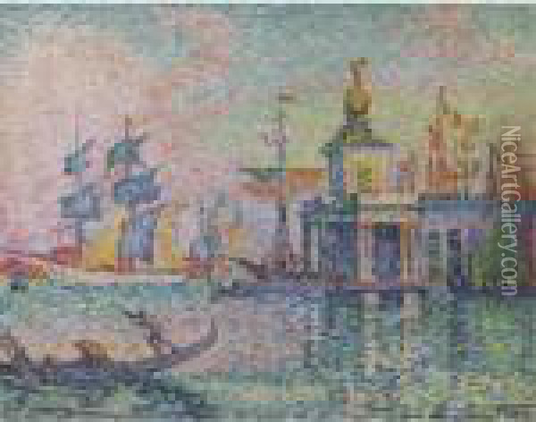 Venise, La Douane De Mer Oil Painting - Paul Signac