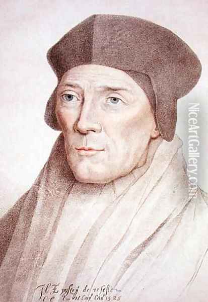 John Fisher Bishop of Rochester 1469-1535 Oil Painting - Hans Holbein the Younger