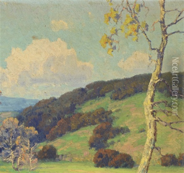 Maurice Braun Landscape Oil Painting - Maurice Braun
