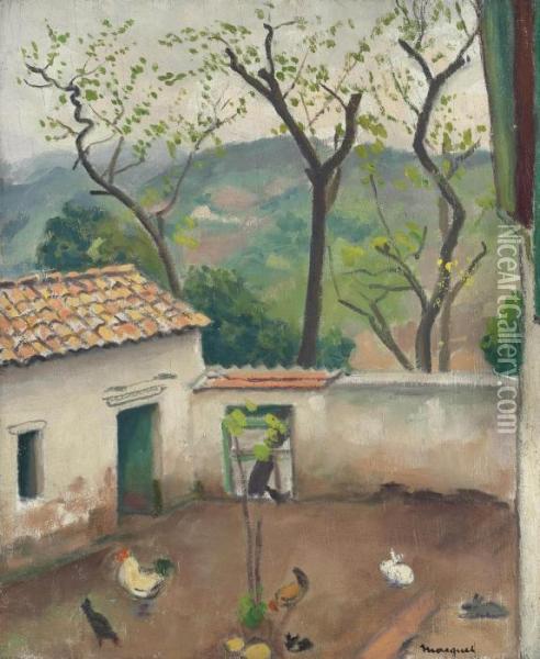 Le Coq Oil Painting - Albert Marquet