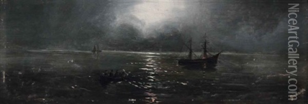 Sea Peysage Oil Painting - Mekertich Givanian
