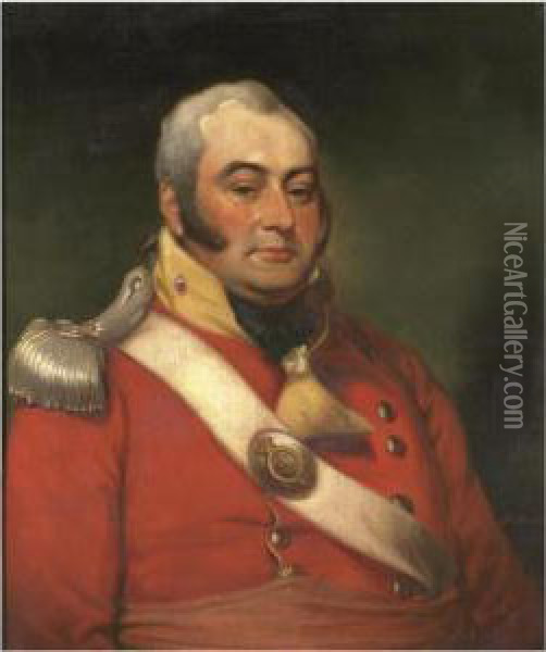 Portrait Of George Fermor, 3rd Earl Of Pomfret (1768-1830) Oil Painting - Mather Brown