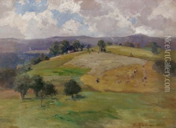 Riesengebirge Oil Painting - Adolf Gustav Thamm