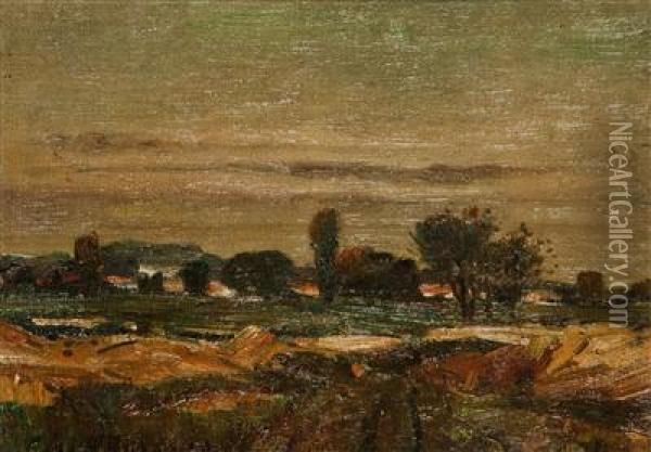 A Landscape Oil Painting - Antonin Chittussi