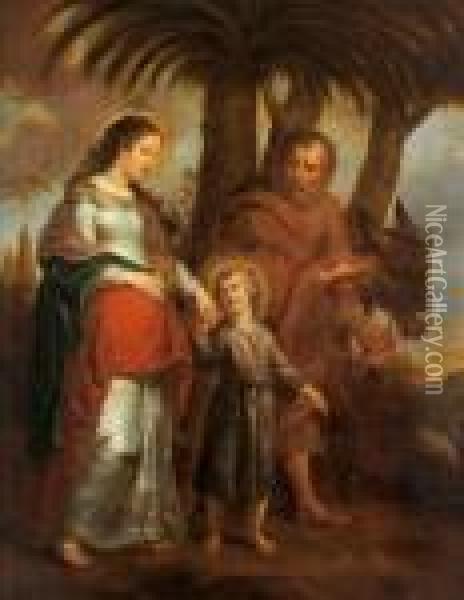 Il Ritorno Dalla Fuga In Egitto Oil Painting - Peter Paul Rubens