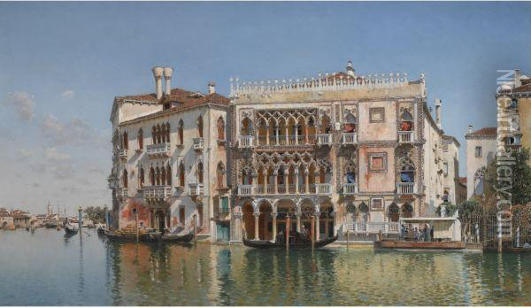 The Ca D'oro, Venice Oil Painting - Federico del Campo