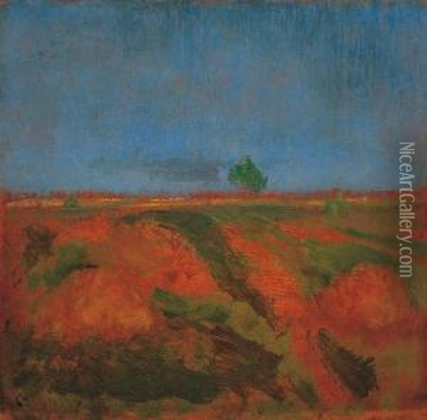 Autumn Oil Painting - Dezso Czigany