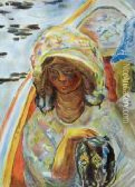 Mloda Dziewczyna W Lodzi (jeune Fille Dans Une Barque) Oil Painting - Pierre Bonnard