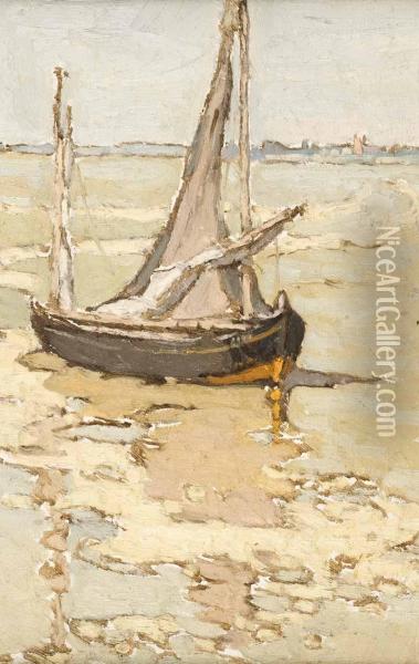 Fishing Boat Oil Painting - Georgina Moutray Kyle