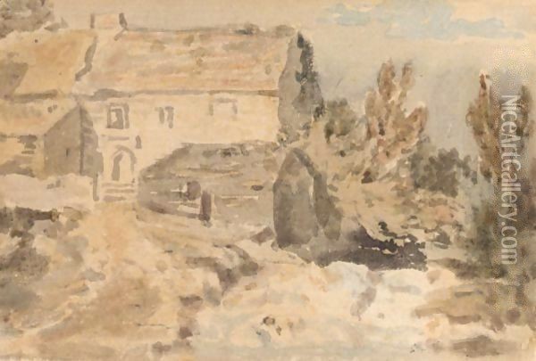 Sackville Cottage, East Grinstead, Sussex Oil Painting - Joseph Mallord William Turner