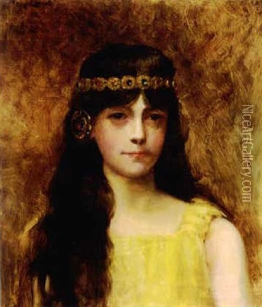 Young Harem Girl Oil Painting - Leon Francois Comerre