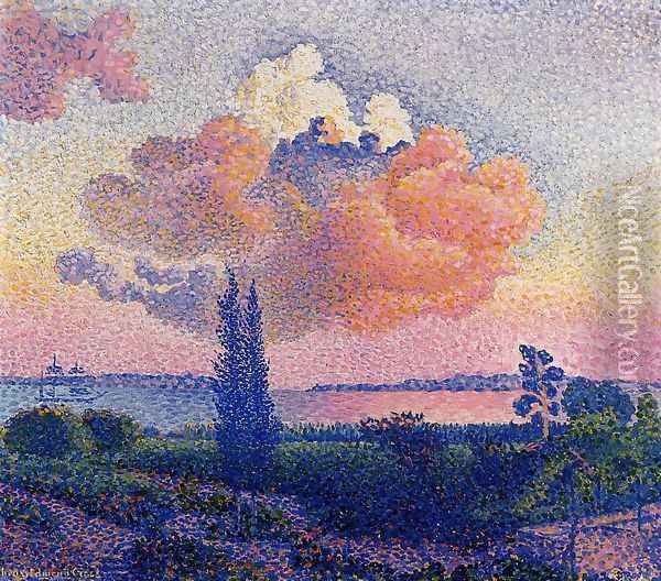 The Pink Cloud Oil Painting - Henri Edmond Cross