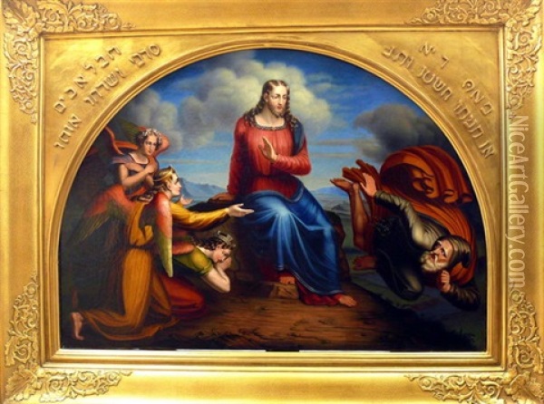 Dritte Versuchung Jesu Durch Den Teufel Oil Painting - Michael Andersag