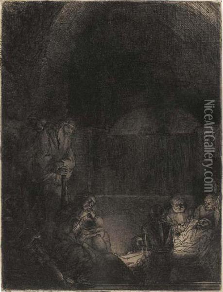 The Entombment Oil Painting - Rembrandt Van Rijn