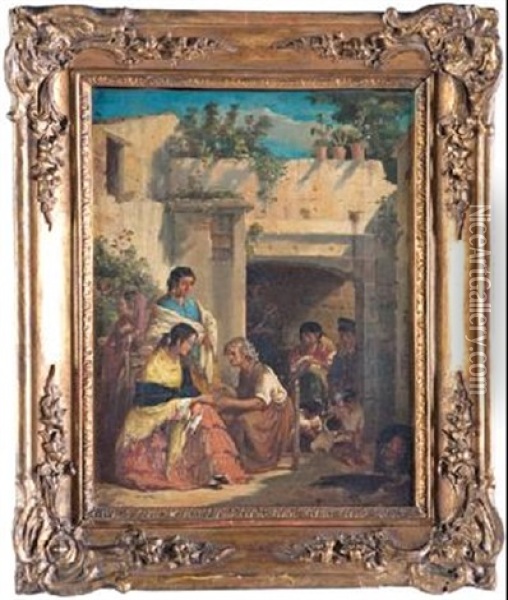 La Buenaventura Oil Painting - Joaquin Dominguez Becquer