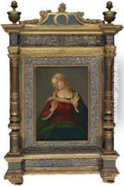 Virgin Of The Annunciation Oil Painting - Luca Signorelli