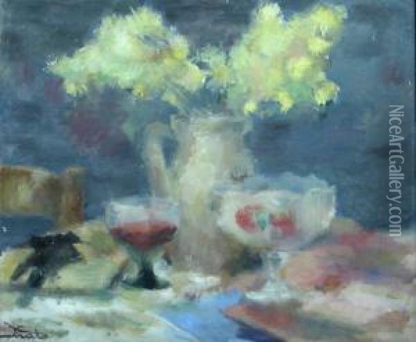 Still Life Oil Painting - Francisc Sirato