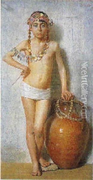 Zingarello Oil Painting - Vincenzo Caprile