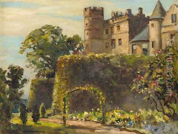 Ardencaple Castle Oil Painting - James Whitelaw Hamilton