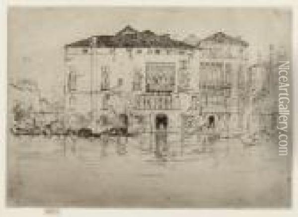 The Palaces (k. 187) Oil Painting - James Abbott McNeill Whistler