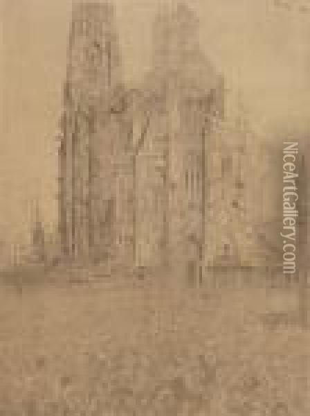 De Kathedraal Oil Painting - James Ensor