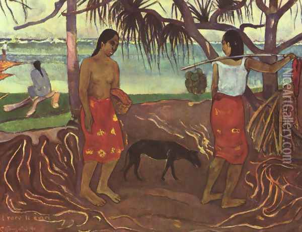 I Rare You Oviri Oil Painting - Paul Gauguin