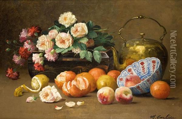 Nature Morte Aux Fruits Oil Painting - Max Carlier