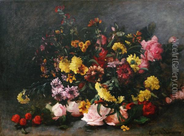 Composition Florale Oil Painting - Georges De Dramard