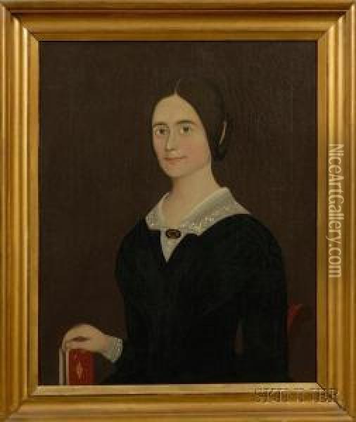 Portrait Of Ann Brooks. Oil Painting - William Matthew Prior