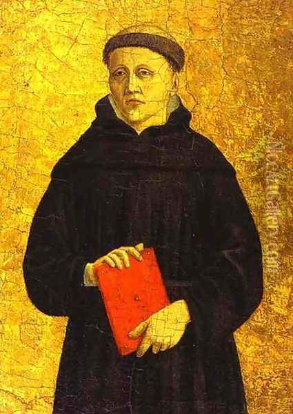 Augustinian Saint Oil Painting - Piero della Francesca