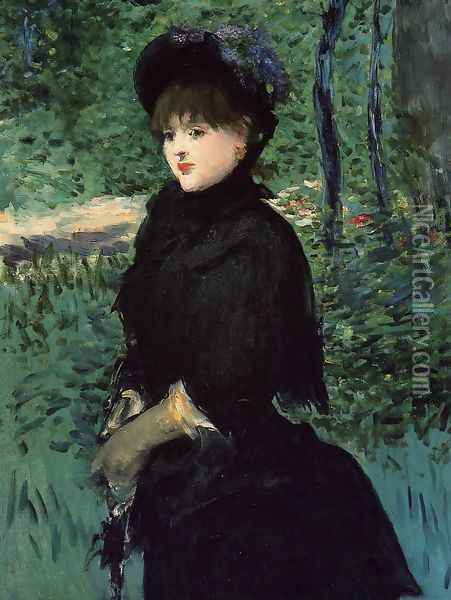 The Promenade Oil Painting - Edouard Manet
