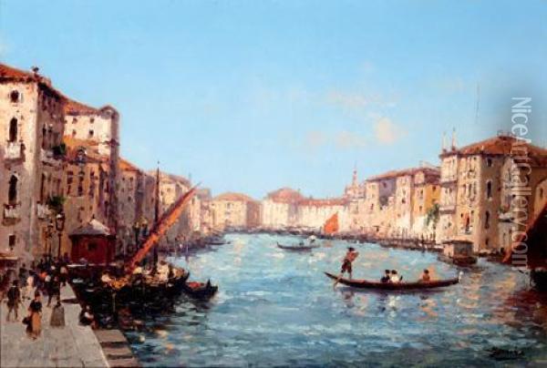 Vista De Venecia Oil Painting - Joaquin Miro