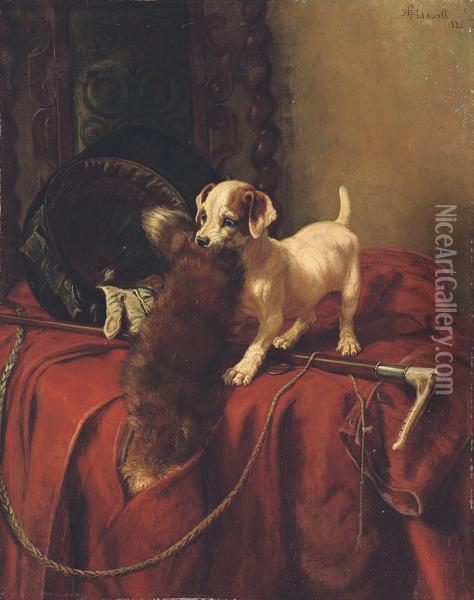 The Eager Pupil Oil Painting - Edmund Caldwell