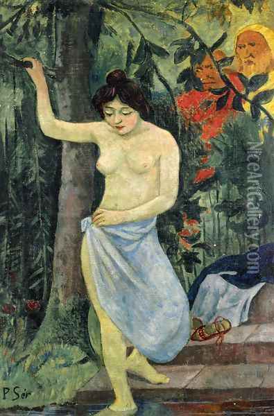 Suzanne and the Elders Oil Painting - Paul Serusier