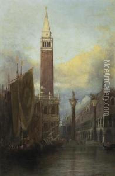 Venice Oil Painting - Herbert Sidney