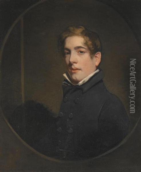 Portrait Of Charles Lamb Oil Painting - Sir John Watson Gordon